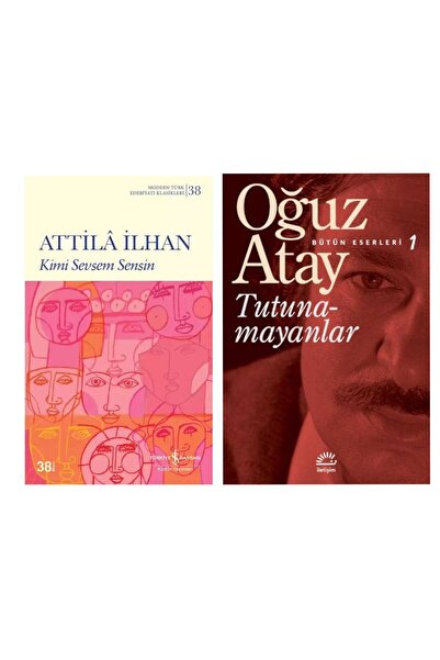 TÜRKİYE İŞ BANKASI KÜLTÜR YAYINLARI Kimi Sevsem Sensin - Attila İlhan - Tutun...
