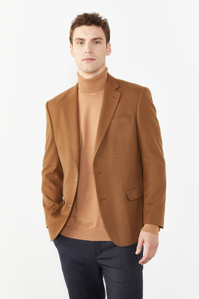 PAULMARK Solid Color Classic Jacket