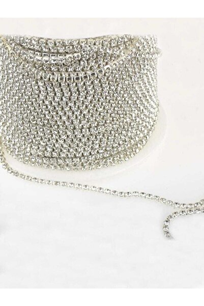 HASAN ERDOĞAN 3 Mm (ss12) Kristal Taşlı Şerit Beyaz 50 Metre 1 Top