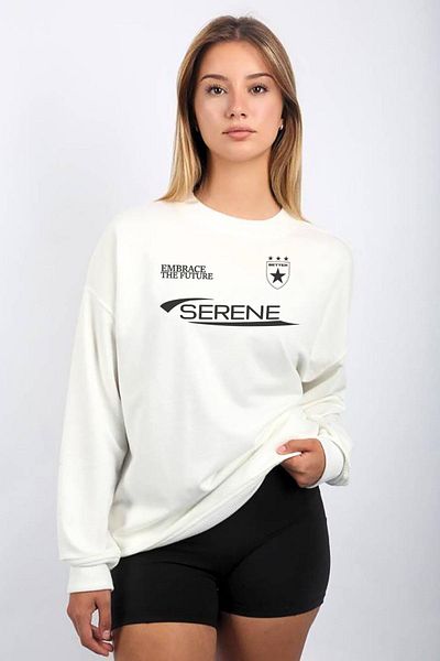 viperkombin Hanorac oversize cu gât crew