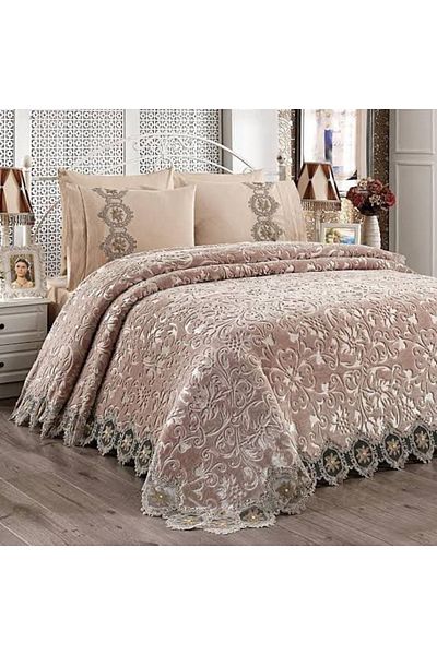 Göksal Suvari Laced 6 Piece Blanket Set