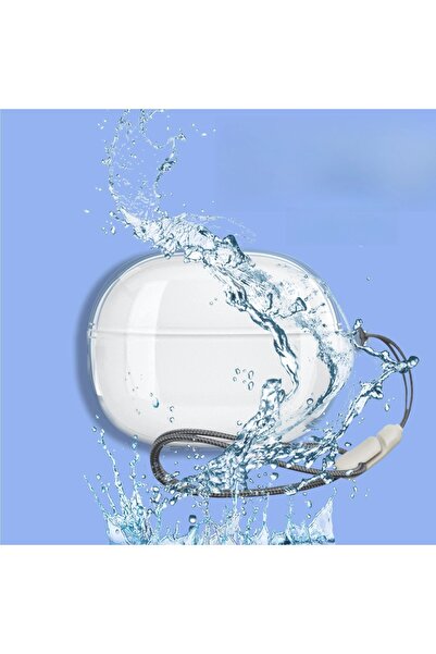 NANOSPACE Huawei FreeBuds Pro 3 İle Uyumlu şeffaf Kancalı Kılıf