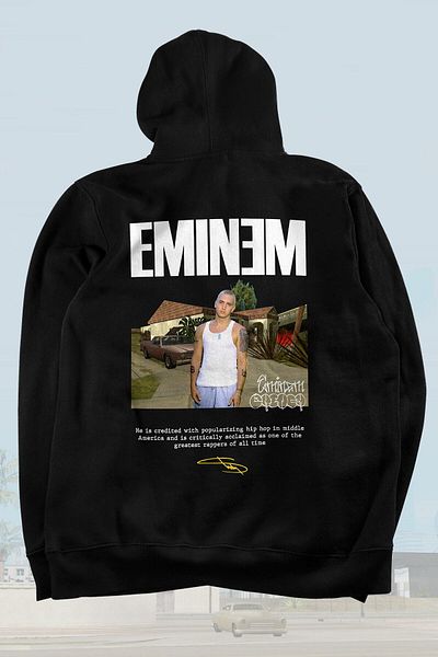Grove Fashion Eminem Ryder αμφίδρομη κουκούλα με κουκούλα με δύο κλωστές, υπερμεγέθη φούτερ με κουκούλα