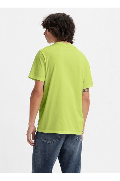 Levi's Levis Crew Neck Printed Green Men's T-Shirt A2823-0194 Graphic Crewneck Tee