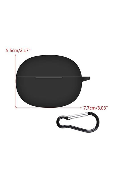 NANOSPACE Full Protection Hooked Silicone Case Compatible with Realme Buds T100 (Not a product headphone)