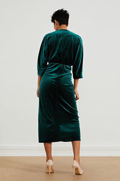 PAULMARK Rochie - Detaliată cu fantă