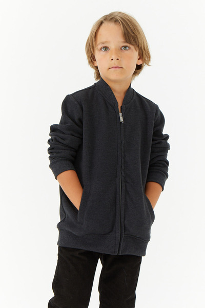 PAULMARK Boy's Zippered Sweatshirt