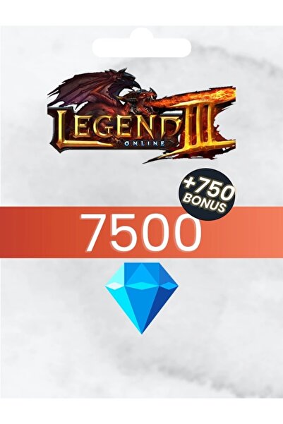 Oasis Games Legend Online 7500 + 750 Bonus Elmas