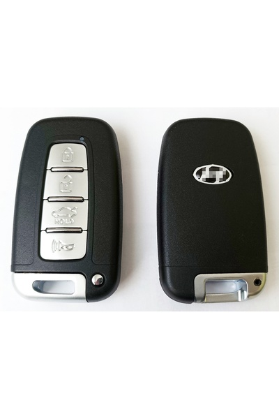 skilit samsun oto kilit Hyundai Ix35 Santa Fe Sonata Elantra 4 Keys With Logo Smart Key Control Container Auto Keychain