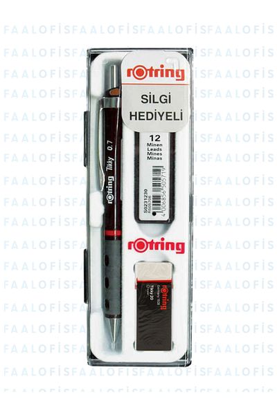Rotring Tikky Quality Versatil Pen Set 0.7 Eraser Pen Tip Mechanical Tip Versatil Pen