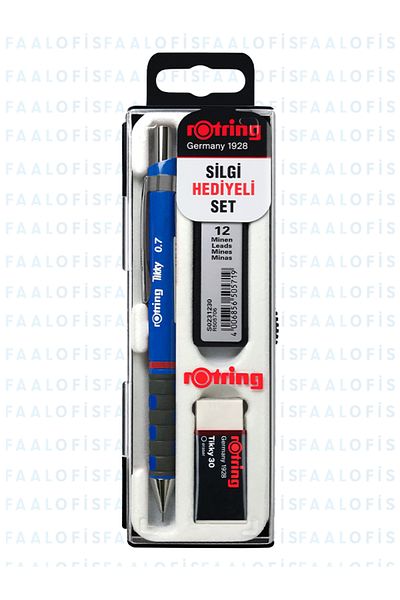 Rotring Tikky Quality Versatil Pen Set 0.7 Eraser Pen Tip Mechanical Tip Versatil Pen