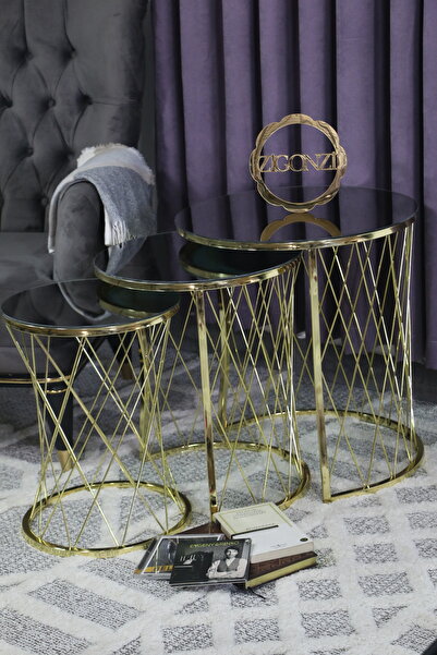 Zigonzi Füme Aynalı Gold Metal, Hasır C Zigon