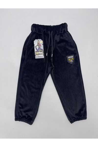 CANBİX Boy's Lycra Velvet Pants