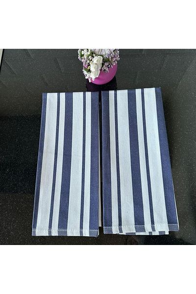 Dost Lavetă pentru uscare Stripe Blue din 2 bucăți
