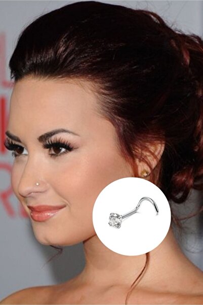 Bylin Zirkon Taşlı Spiral Cerrahi Çelik Hızma - Kalınlığı 0,8mm - Taş Çapı 2,...