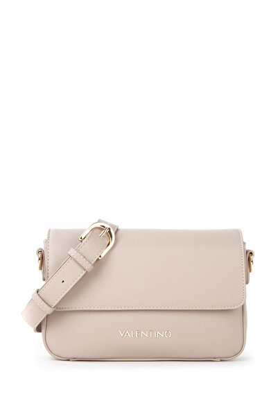 Valentino Bej Kadın 20x23x6 Çapraz Çanta VBS7B303