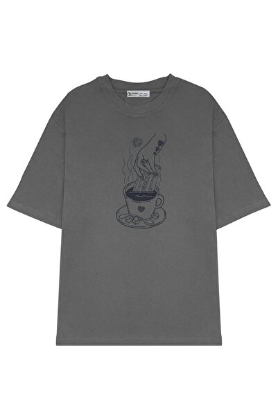 GreenMint للجنسين كبير الحجم أنا أحب قهوتي مع نكهة الموسيقى الجيدة_OE1268