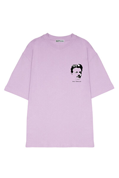 GreenMint تي شيرت جين سيبيليوس كلاسيكي كبير الحجم للجنسين_OE1301