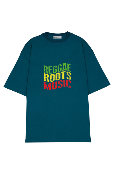 GreenMint نظام صوت موسيقى الريغي بجذور كبيرة الحجم للجنسين_OE1786