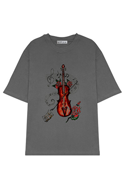 GreenMint للجنسين مقاس كبير بني بنفسجي مع ملاحظات موسيقية_OE1053