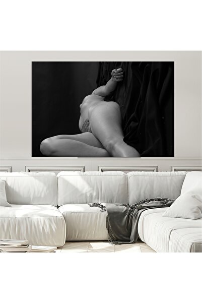 HDART Modern Nü Kadın Kanvas Tablo Tablosu Salon Oturma Yatak Odası Ofis Cafe Için Duvar Dekoru