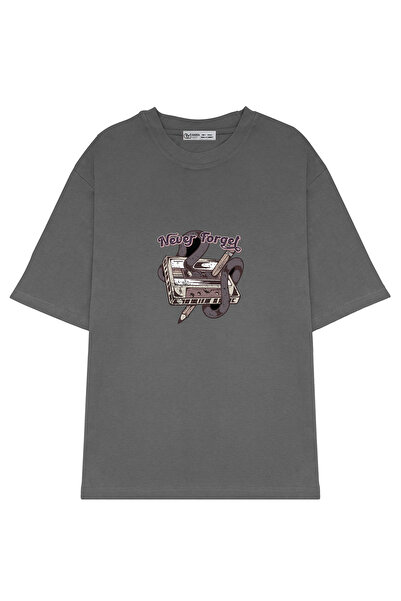 GreenMint كاسيت موسيقى ريترو كبير الحجم للجنسين لا تنسى أبدًا_OE1762