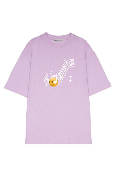 GreenMint شريحة موسيقى إيموجي كبيرة الحجم للجنسين_OE1165