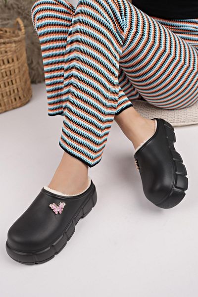 Moda Frato Modafrato HERA Filling Sole House Slippers Voděodolné kuchyňské pantofle Nemocniční pantofle Vlněná podšívka
