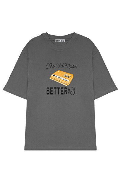 GreenMint للجنسين حجم كبير الموسيقى القديمة أفضل معك نمط خمر_OE1854