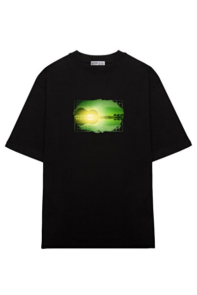 GreenMint موسيقى غيتار جزيرة الغابة كبيرة الحجم للجنسين_OE1223