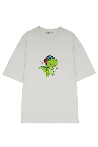 GreenMint سماعة رأس مضحكة على شكل ديناصور للجنسين، نظارة شمسية Trex_OE1199