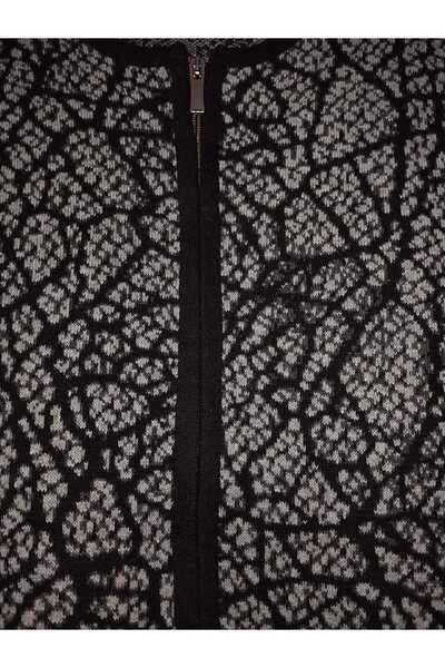 anne moda ankara Тонка сталева в'язана великого розміру куртка-кардиган на блискавці середньої довжини для мам