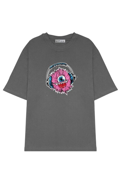 GreenMint تي شيرت للجنسين مقاس كبير