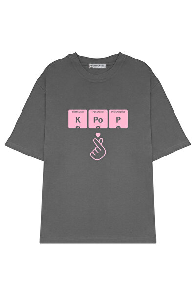 GreenMint طاولة K-Pop Periodic كبيرة الحجم للجنسين I Love Hand رمز هدية موسيق...