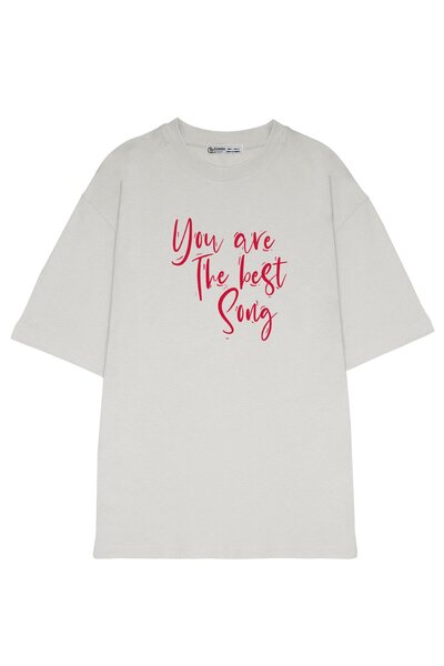 GreenMint للجنسين كبير الحجم رومانسية اقتباسات فالنتينز يوم أغنية الموسيقى_OE...