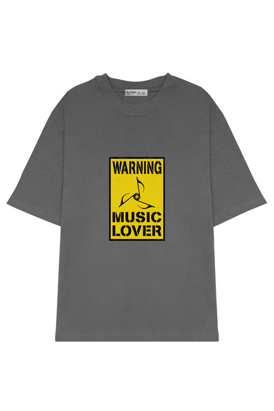 GreenMint محبي موسيقى التحذير كبير الحجم للجنسين_OE1907