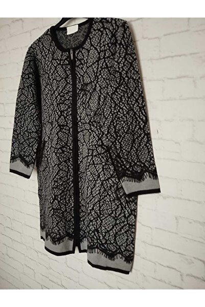 anne moda ankara Șapcă cardigan pentru mamă de mărime midi, tricotată din oțe...