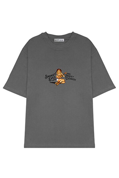 GreenMint للجنسين مقاس كبير _quot_Smokey Eyes Were Every Perfect Disguise_quo...