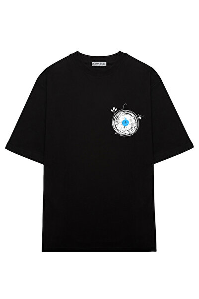 GreenMint سجلات فينيل ساحرة كبيرة الحجم للجنسين بتصميم موسيقى ريترو DJ_OE1166