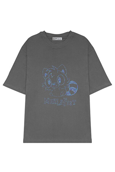 GreenMint تيشيرت مهرجان الموسيقى كبير الحجم للجنسين_OE1444