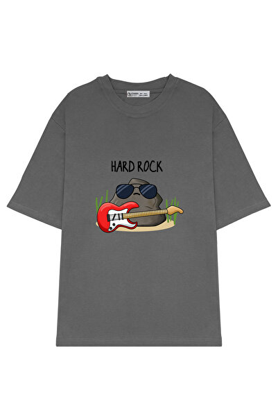 GreenMint موسيقى هارد روك لطيفة كبيرة الحجم للجنسين Pun_OE1238