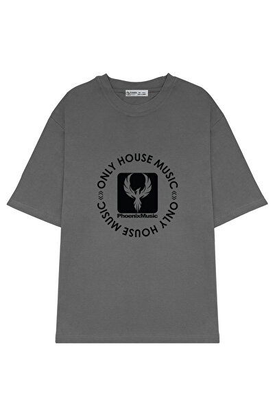 GreenMint موسيقى فينيكس كبيرة الحجم للجنسين - موسيقى المنزل الوحيد Black_OE1695