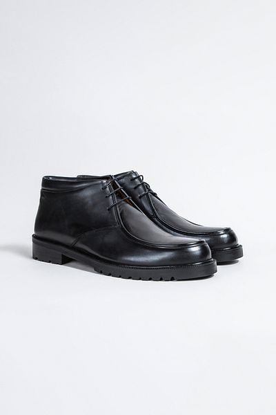 Picci Men's Boots - Black Leather