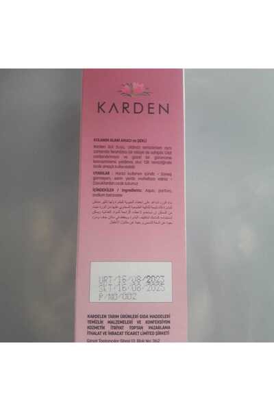 ITIR AVM KARDEN Gül Suyu Cilt Tonu Eşitleyici Ve Cilt Yenileyici Tonik 400 ml...