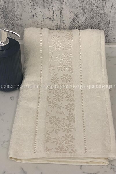 Özdilek Blossom Рушник для обличчя 3 штуки - кремовий