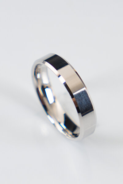 BR Alyans 4mm Kesme 925 Ayar Gümüş Alyans , Nişan Yüzüğü