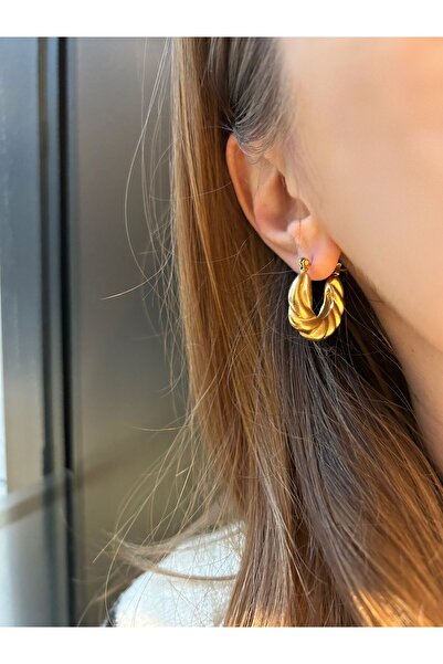 nerora حلقة حلق فولاذية ملتوية عتيقة