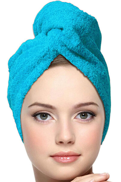 MaxClean Луксозна кърпа за сушене на коса Welsoft (АБСОРБИРА 10 ПЪТИ ПОВЕЧЕ ВОДА) Синя