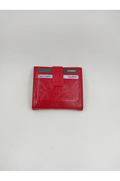 UCCELLO Kırışık Rugan Çıtçıtlı Kağıt Para Bölmeli Bol Kartlıklı Şık Cüzdan Kartlık