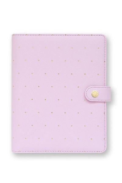 Chapters A5 Undated Planner, Lilac Polka